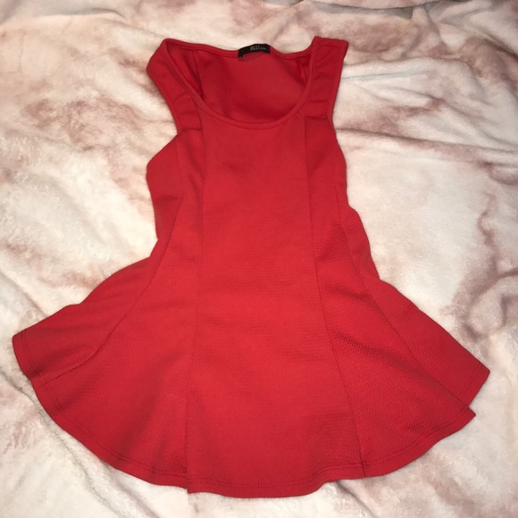 Red Peplum - Picture 1 of 1